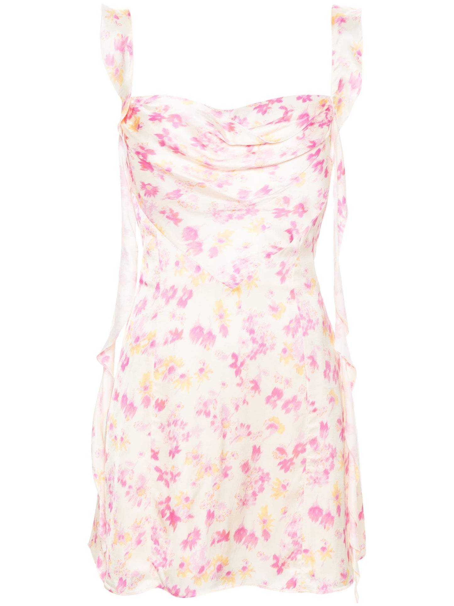 FLORAL PRINT MINI DRESS
