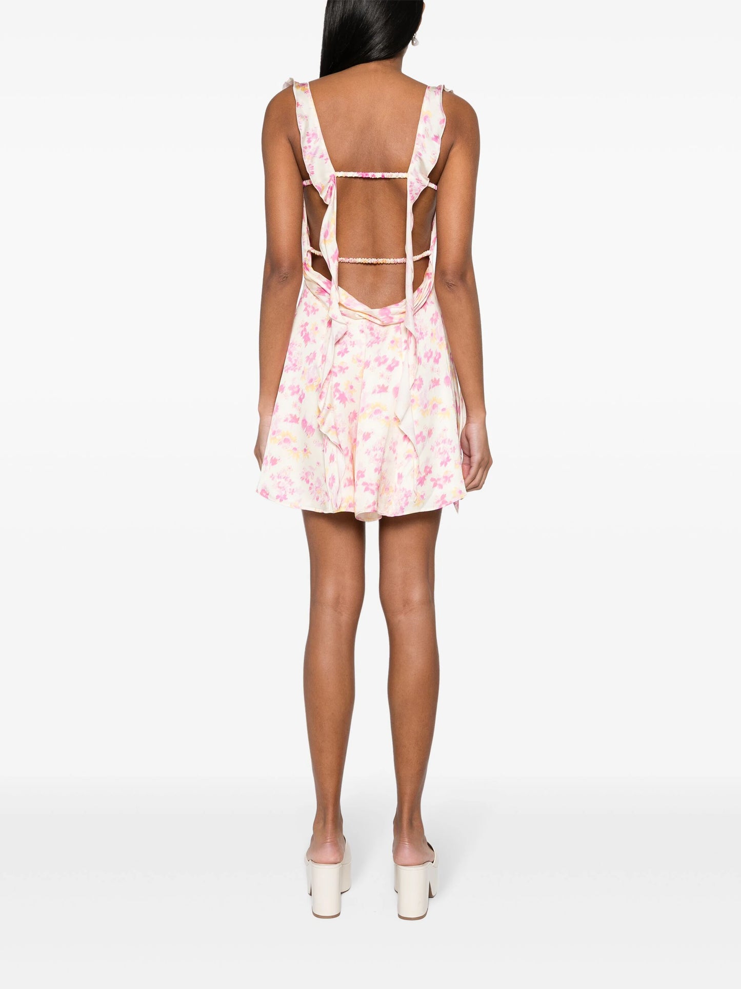 FLORAL PRINT MINI DRESS
